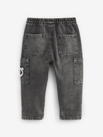 Джинсы карго для мальчика Next 610-316, Черный
