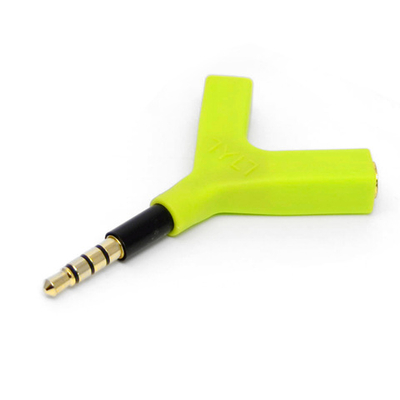 Разветвитель для наушников Vertex 3.5 jack Green