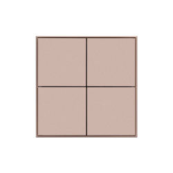 INTELLIGENT ARLIGHT Кнопочная панель KNX-304-23-IN Champagne (BUS, Frame) (IARL, IP20 Металл, 2 года) 039669