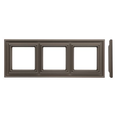 Рамка 3 поста LIREGUS RETRO K14-345-03.R/ON31 коричневая матовая