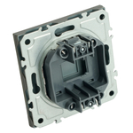 Заглушка (механизм), серия Эмили, платиново-серый, soft touch, RST00-5116-10 49961