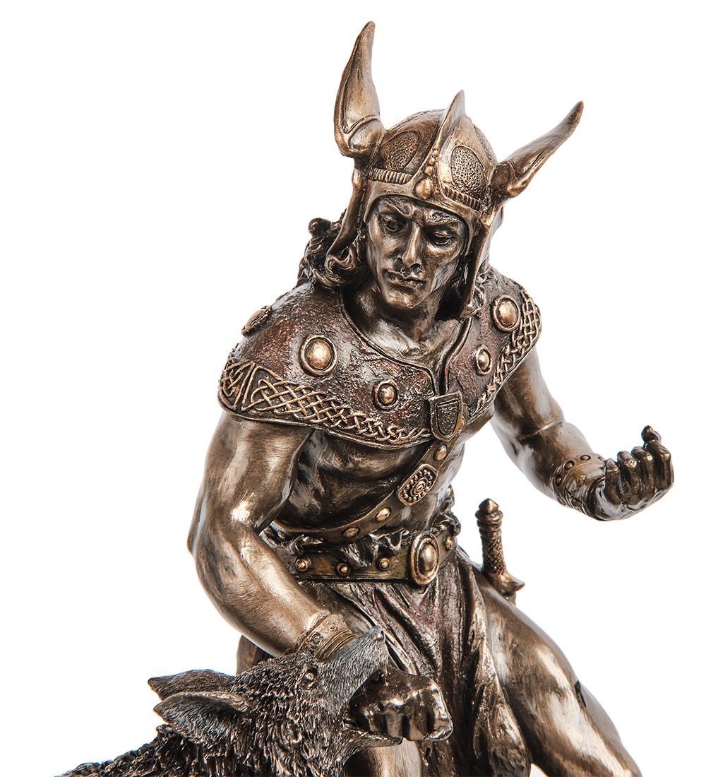 Veronese WS-1086 Статуэтка «Бог воинской доблести Тюр и Фенрир»