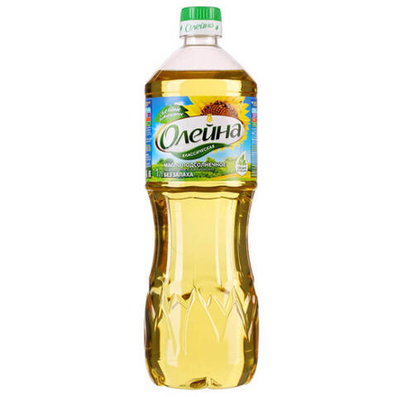 Масло подсолнечное Олейна классическая 1 л