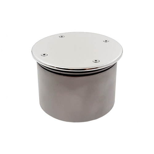 Водозабор с антивихр. крышкой Ø 165х100 (плитка) G2,5" (наружн.) нерж. AISI-316 /ВЗ.625.1/1