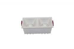 Модульный встраиваемый светодиодный светильник диммируемый Maytoni Alfa LED DL043-02-15W3K-D-SQ-W