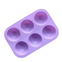 Силиконовая форма «Полусфера» 5 см, 6 ячеек