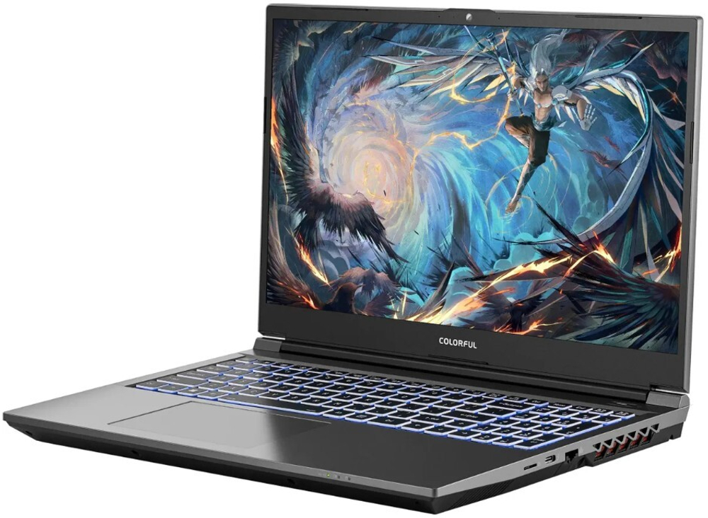 Ноутбук  Colorful EVOL X15 AT 23H1 15.6 ", Core i7, 16 Гб RAM, 512 Гб SSD, GeForce RTX 4060, Серый