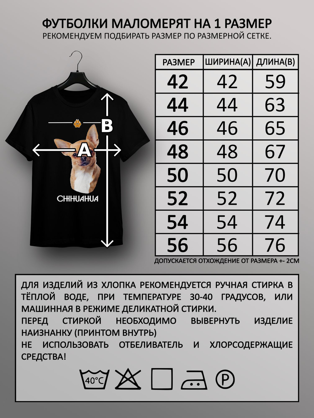 Футболка собака породы чихуахуа