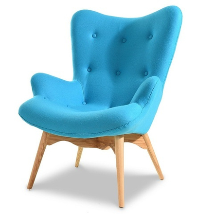 Кресло DC917 blue-голубое