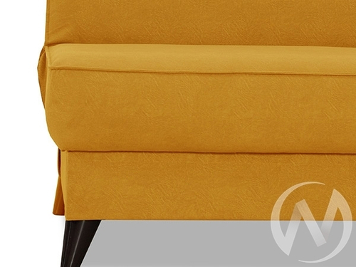 Диван прямой Наварра 2 (БД) FROZEN 10 (желтый с мелкими разводами)