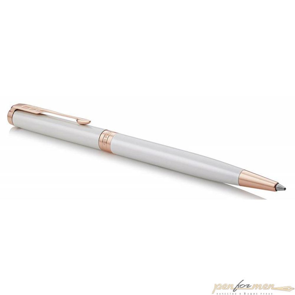 Шариковая ручка Parker Sonnet Slim K440 PREMIUM Pearl (1931556)