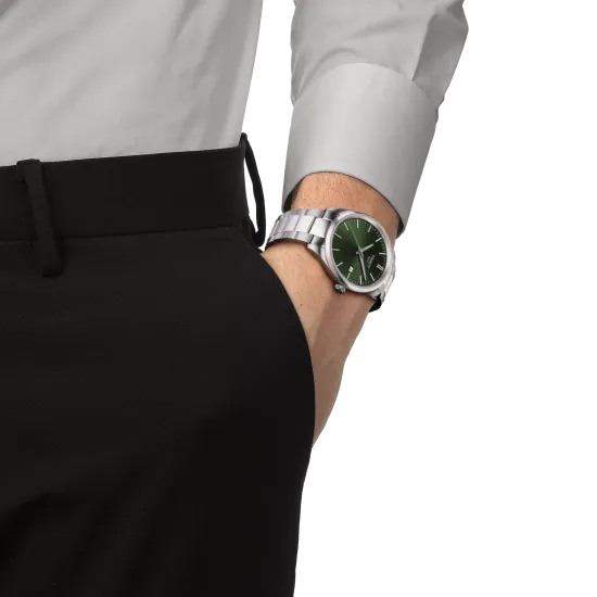 Tissot T150.410.11.091.00 мужские часы PR100 на руке