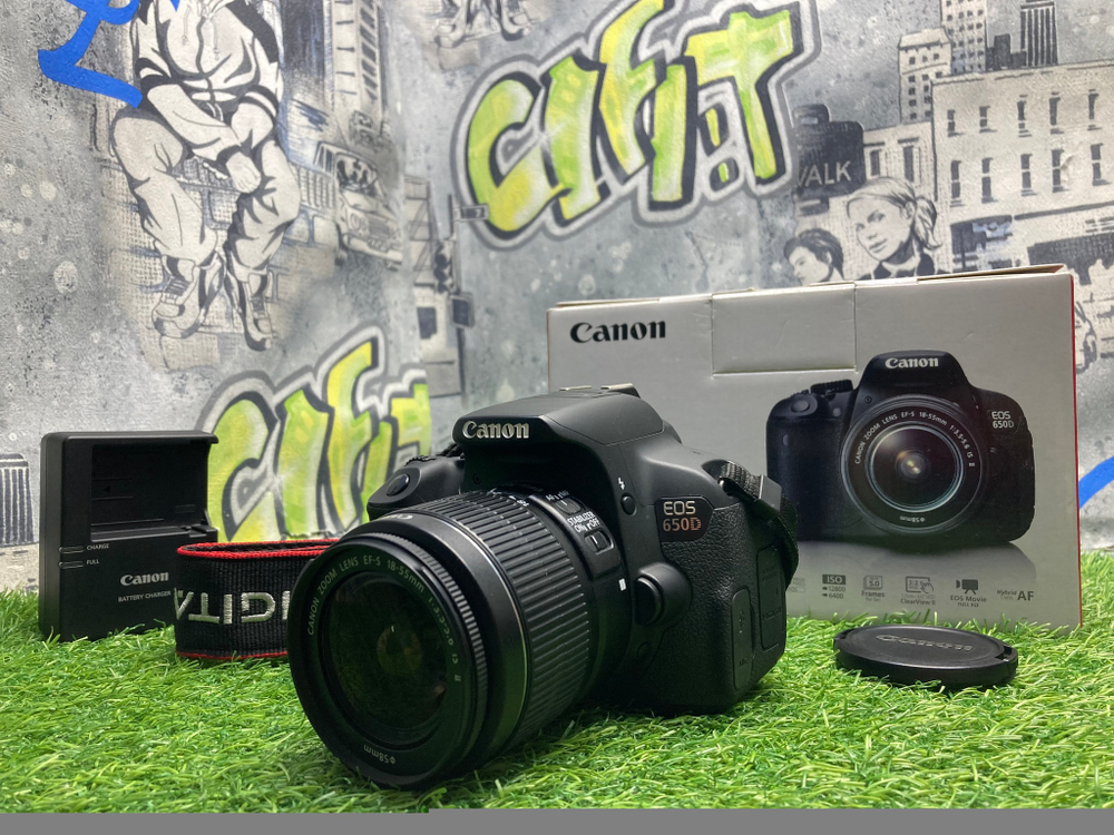 Canon 650D kit 18-55mm IS II 8.000 кадров