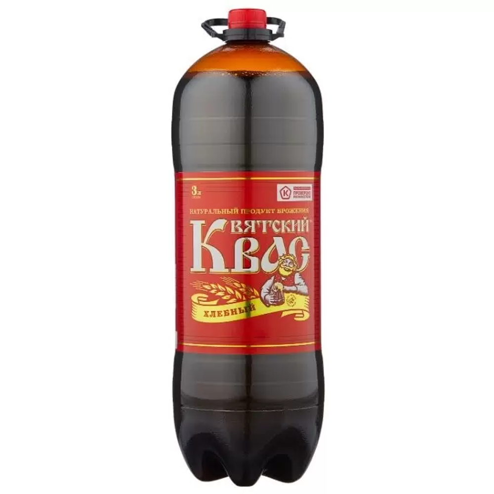 Квас "Вятский" Хлебный 3л