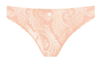 Трусы-стринги Lilly Rose с декоративными вставками из кружева (Размер: 44) (Цвет: золотистый)