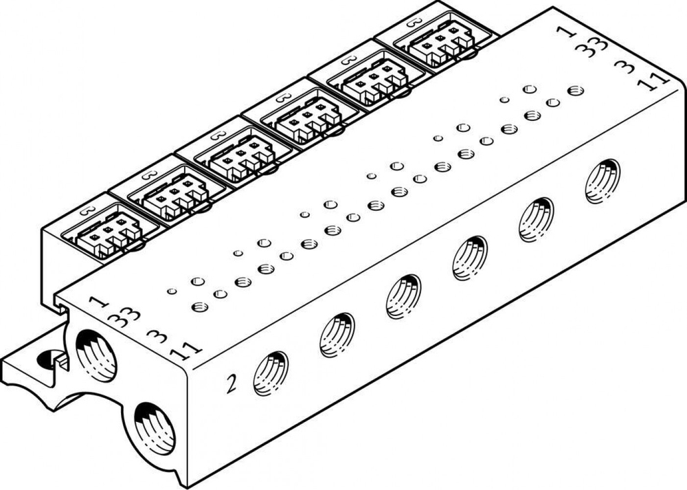 MHA1-PR2-3-M3-PI Плита для блочного монтажа