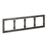 Рамка пластиковая VOLTUM S70 на 4 пост, (капучино)