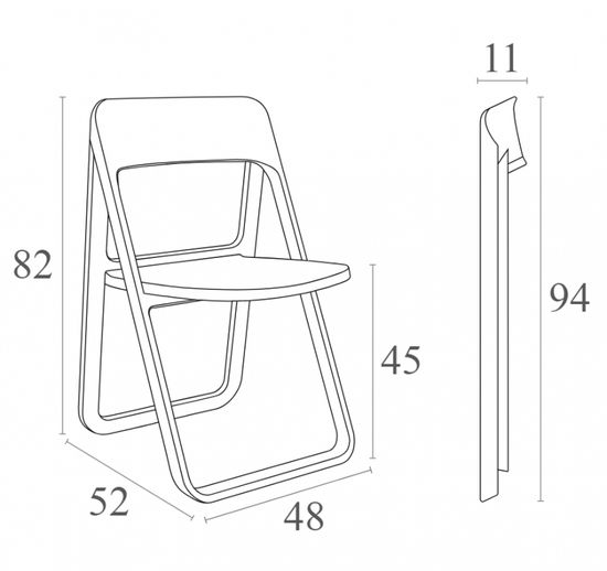 Стул пластиковый Dream