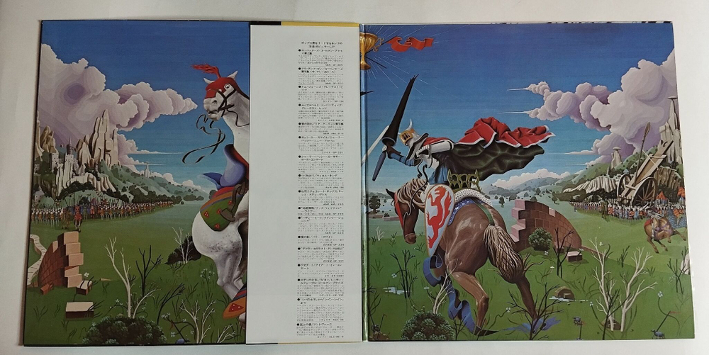 Винтажная виниловая пластинка LP Rick Wakeman The Myths And Legends Of King Arthur And The Knights Of The Round Table (Japan 1975) (Obi, Poster, Booklet)
