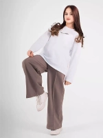 Брюки детские широкие палаццо на резинке