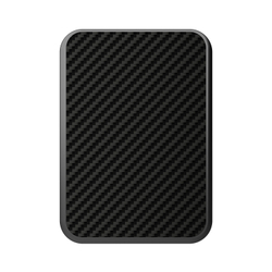 Магнитная подставка-держатель для 3 карт из арамидного волокна с RFID-блокировкой (карбон), серия FiberMate Magnetic Wallet Stand от Nillkin