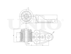 Сайлентблок левый задней балки UNIO RMP-20022