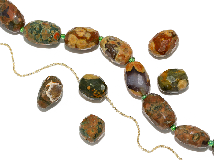 Бусины овальные/бочонок