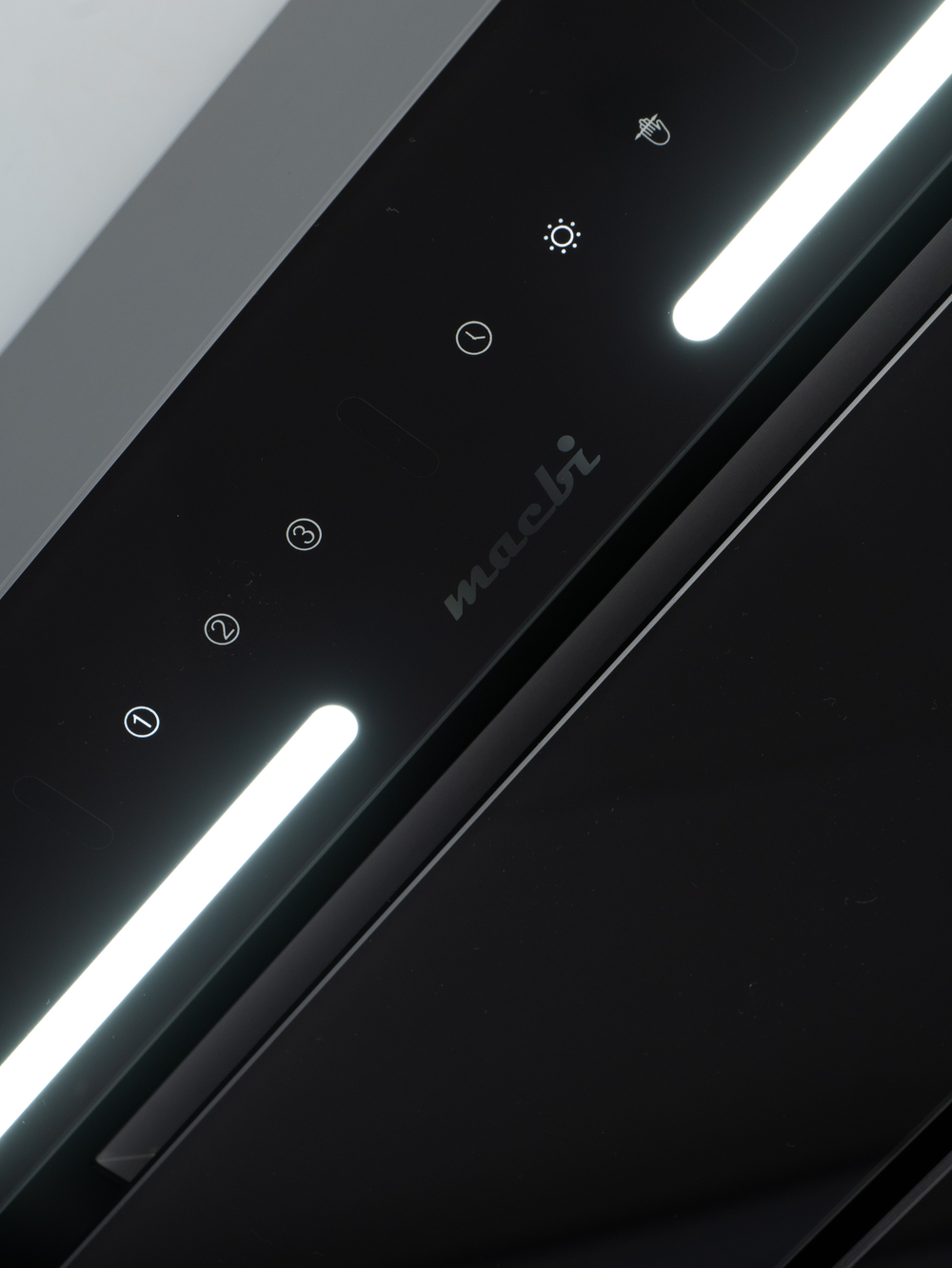 Вытяжка кухонная MACBI встраиваемая M-Box-G60G BLACK 850м3/ч Черная (управление жестами)