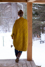 Описание по вязанию пальто спицами "Veronik"