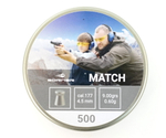 Пули Borner Match 4,5 мм, 0,60 г (500 штук)