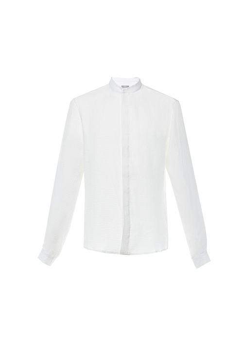 Рубашка с длинным рукавом белая 03-02-23 SS men