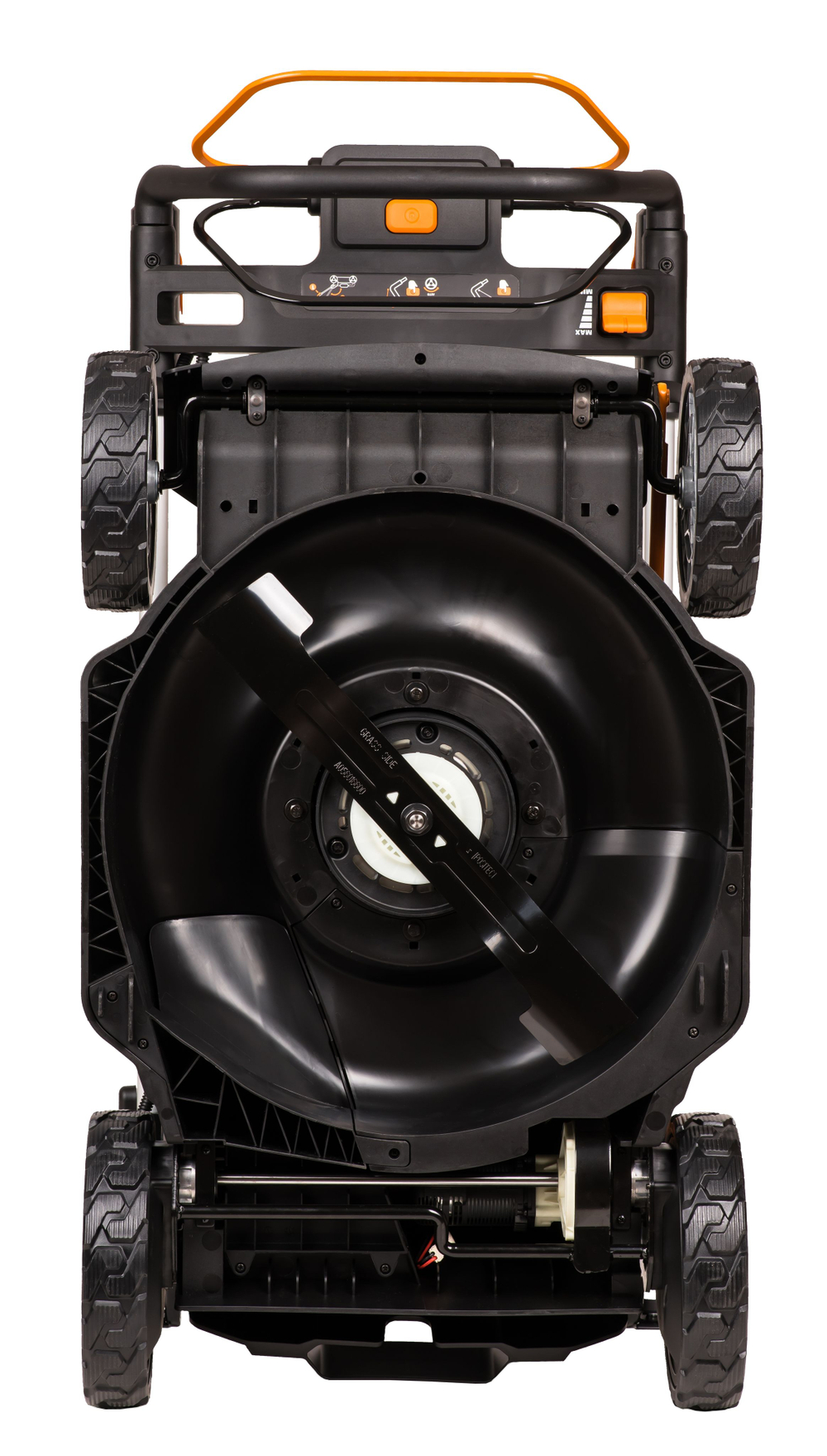 Газонокосилка аккумуляторная самоходная WORX WG749E 46 см