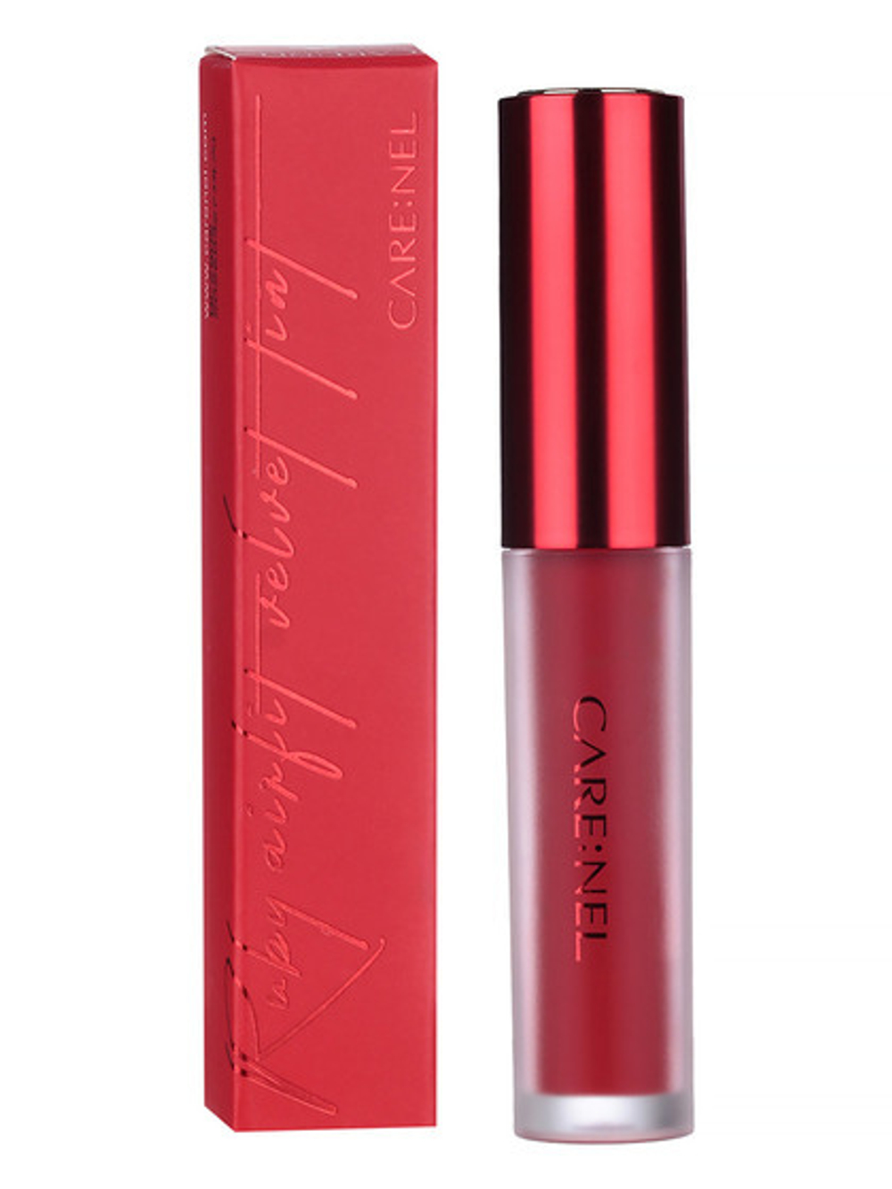 CARENEL Тинт для губ Ruby Airfit Velvet Tint 01 CORAL RED, 4.5г
