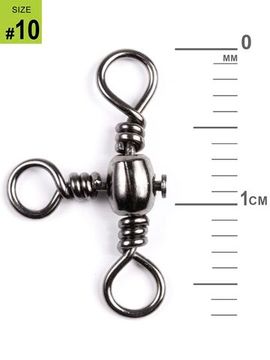 Вертлюги трехстор. LJ Pro Series CROSSLINE SWIVEL 010 10шт.