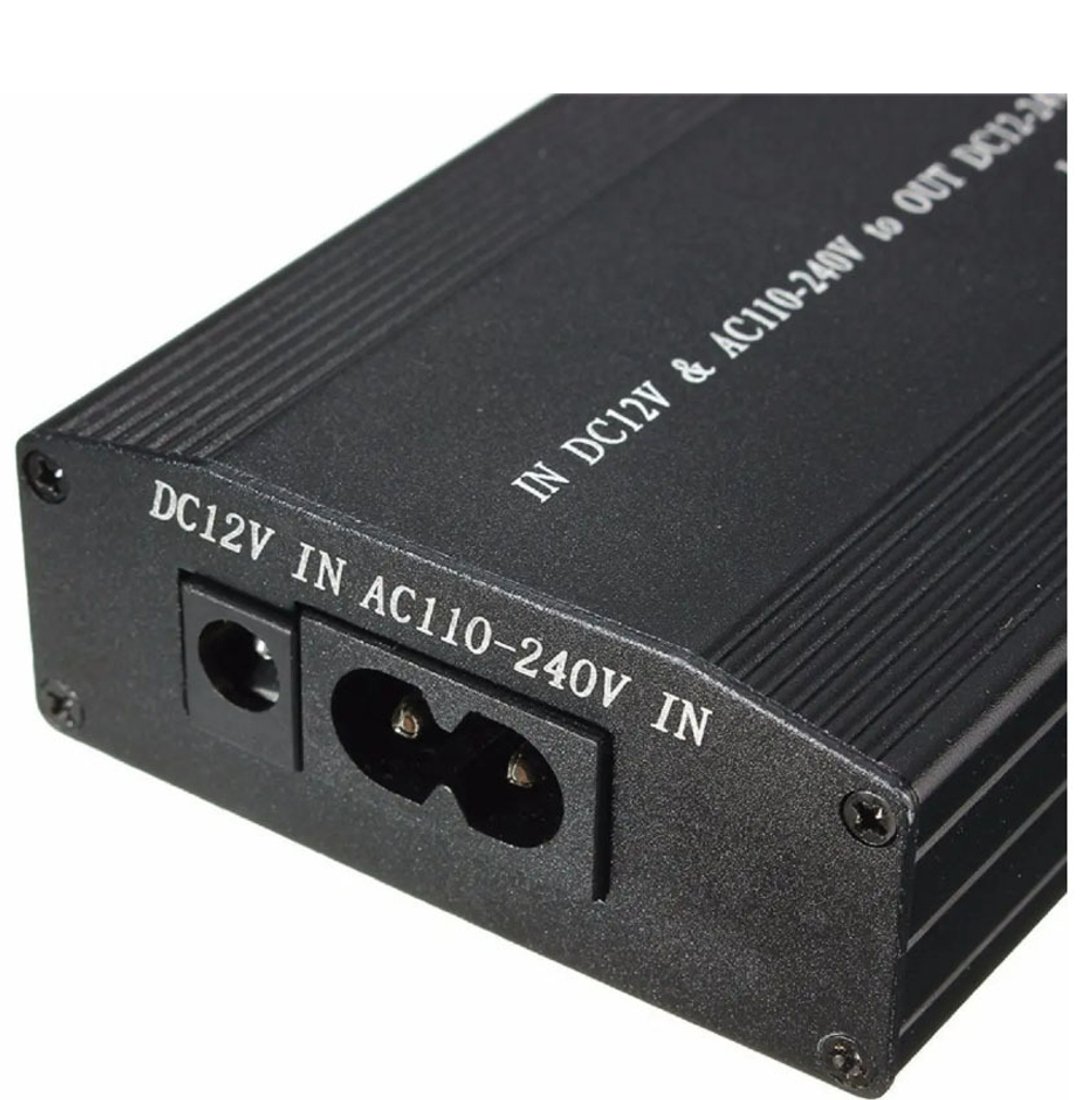 Блок питания универсальный 12-24В 8A 100W (гнUSB+9-переходников) APB64