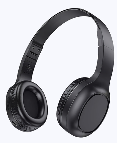 Bluetooth - гарнитура HOCO W46, накладные, BT5.3, 200mAh Black