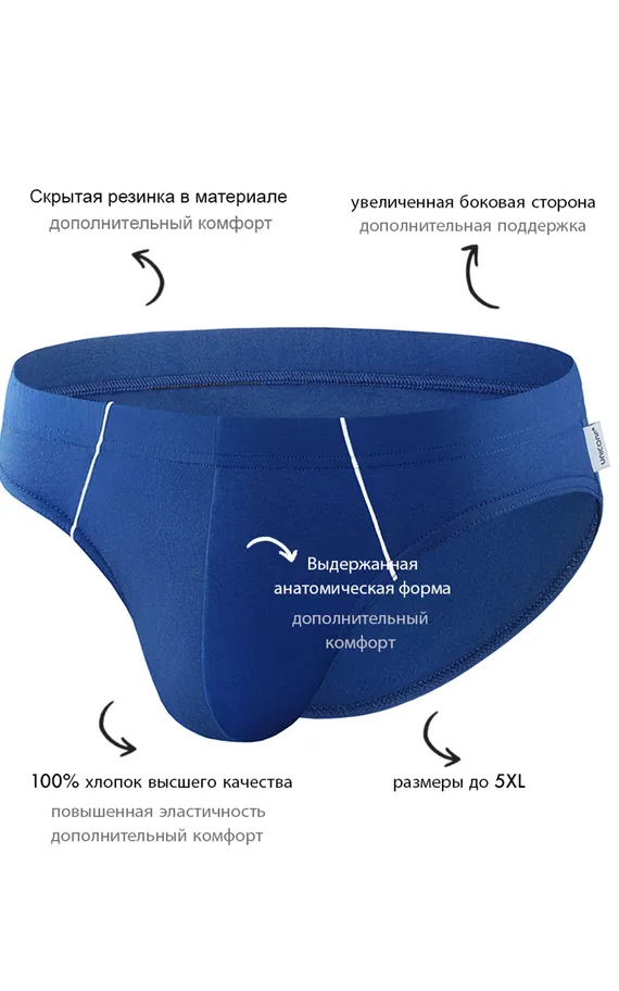 Мужские трусы XPB41 Темно-Синий