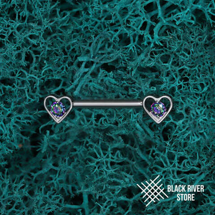 Штанга Love Mini Mystic Topaz Б/Р 1.6мм