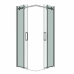 Душевой уголок Grossman Classic 300.K33.04.8080.10.00 80x80 стекло прозрачное/профиль хром