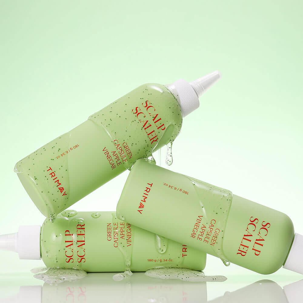 Trimay Green Capsule Apple Vinegar Scalp Scaler пилинг для кожи головы с яблочным уксусом и растительными экстрактами