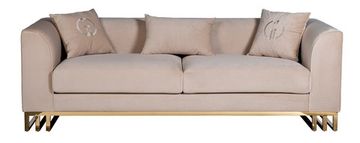 102AN-20493 Диван Lucerne трехместный цвет бежевый 