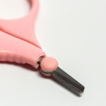 Ножницы детские безопасные, маникюрные, с чехлом, от 0 мес., цвета МИКС 1886960