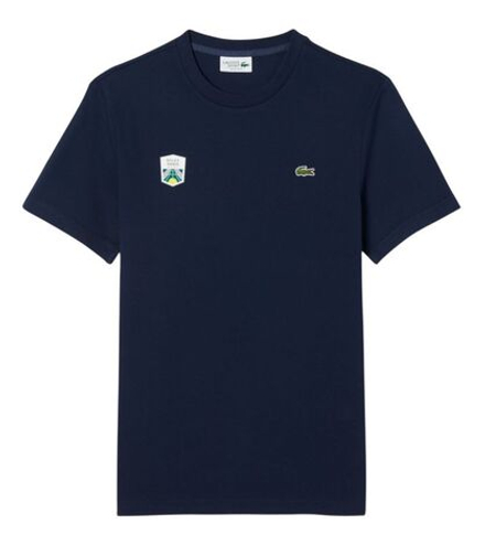 Теннисная футболка Lacoste Rolex Paris Masters Edition - navy blue