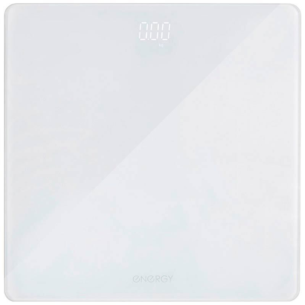 Весы напольные электронные Energy EN-421, стеклянная поверхность, 180кг, цвет белый