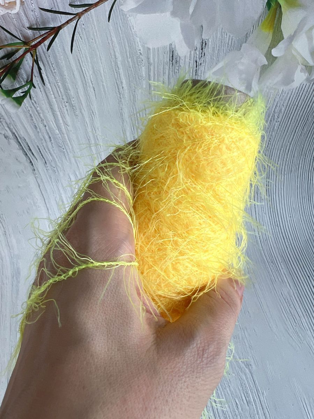 Пряжа для вязания мех Норки декоративная