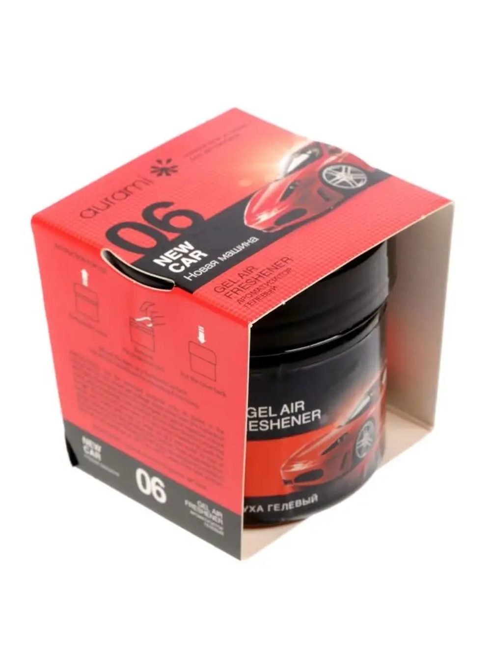 (AURAMI) Ароматизатор "GEL" 06 новая машина 100 г/25