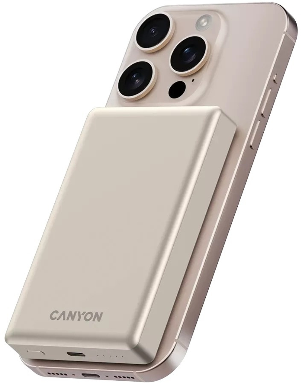 Внешний аккумулятор Canyon PD20W Beige, CNS-CPB510BE 10000 мАч бежевый