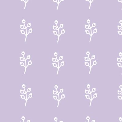 Бесшовный принт c осенней ботаникой