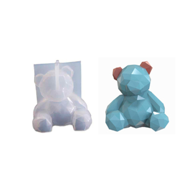 Силиконовый молд 3D "Геометрический Мишка"