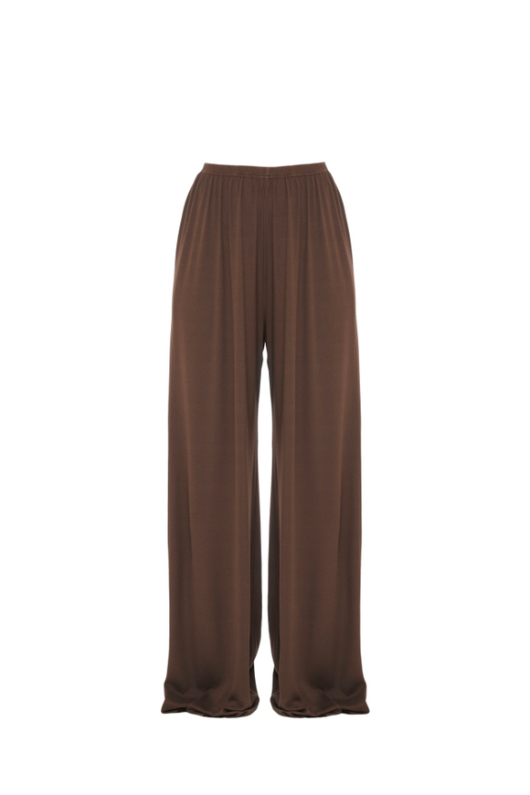 VISCOSE COFFEE PANTS